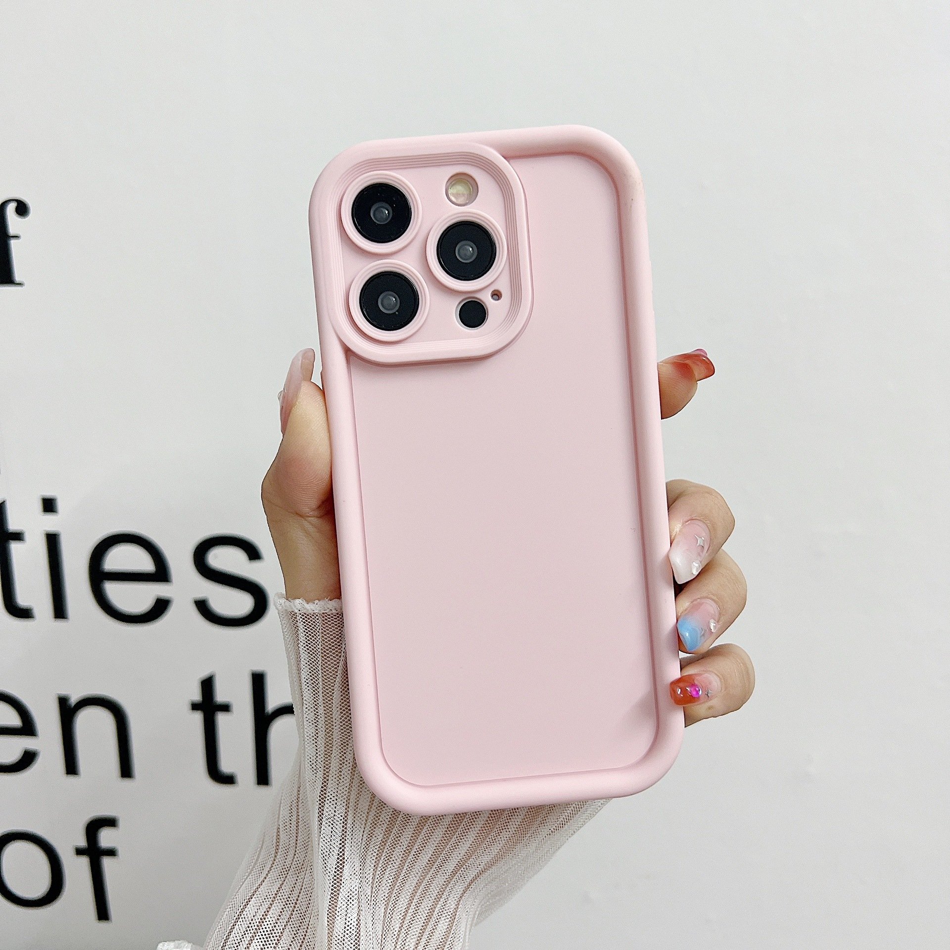 Liquid TPU Silicone Phone Case For iPhone 15 14 13 12 11 Pro Max XS XR Plus Case Simple Pure Color Style Mobile Phone Case