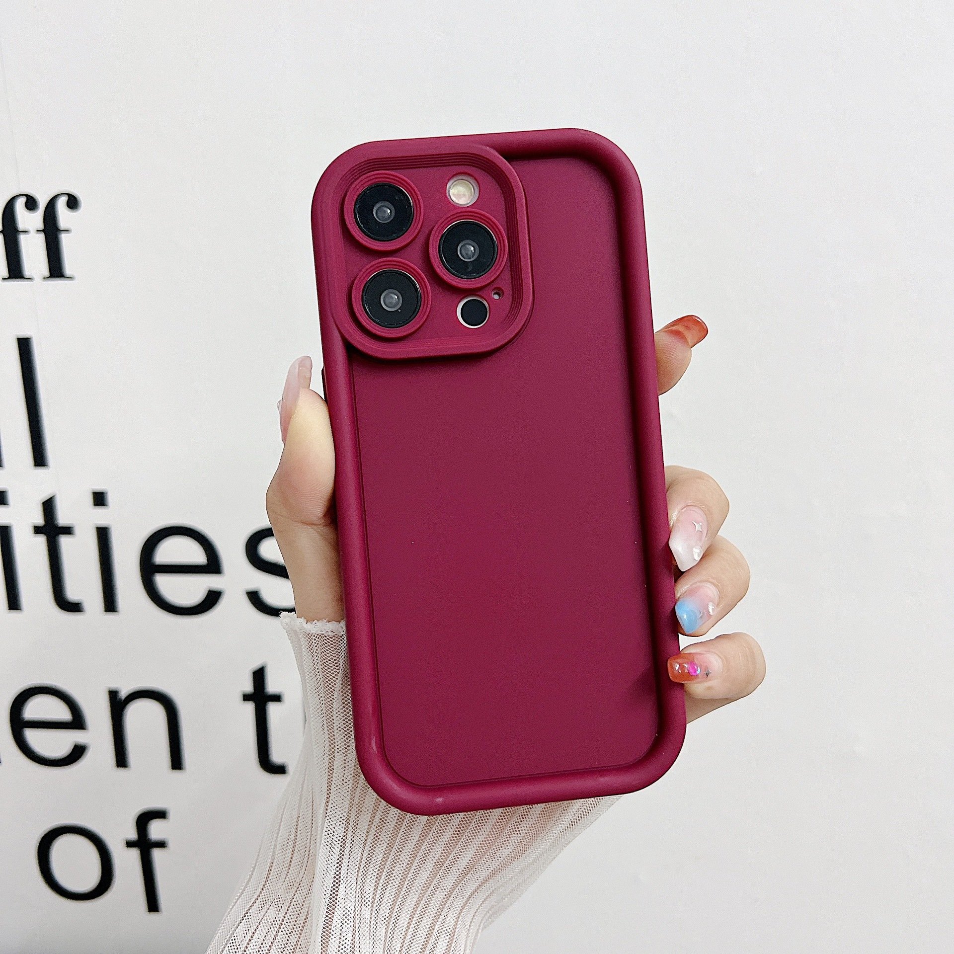 Liquid TPU Silicone Phone Case For iPhone 15 14 13 12 11 Pro Max XS XR Plus Case Simple Pure Color Style Mobile Phone Case