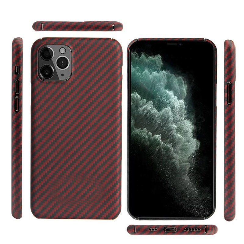Luxury Aramid carbon fiber anti-scratch shockproof cover case for iPhone 15 Pro