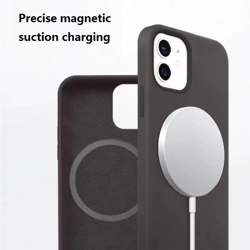 Official Liquid Silicone Case with POP-UP Animation With Magnetic Wireless Charge For iPhone 16 Series