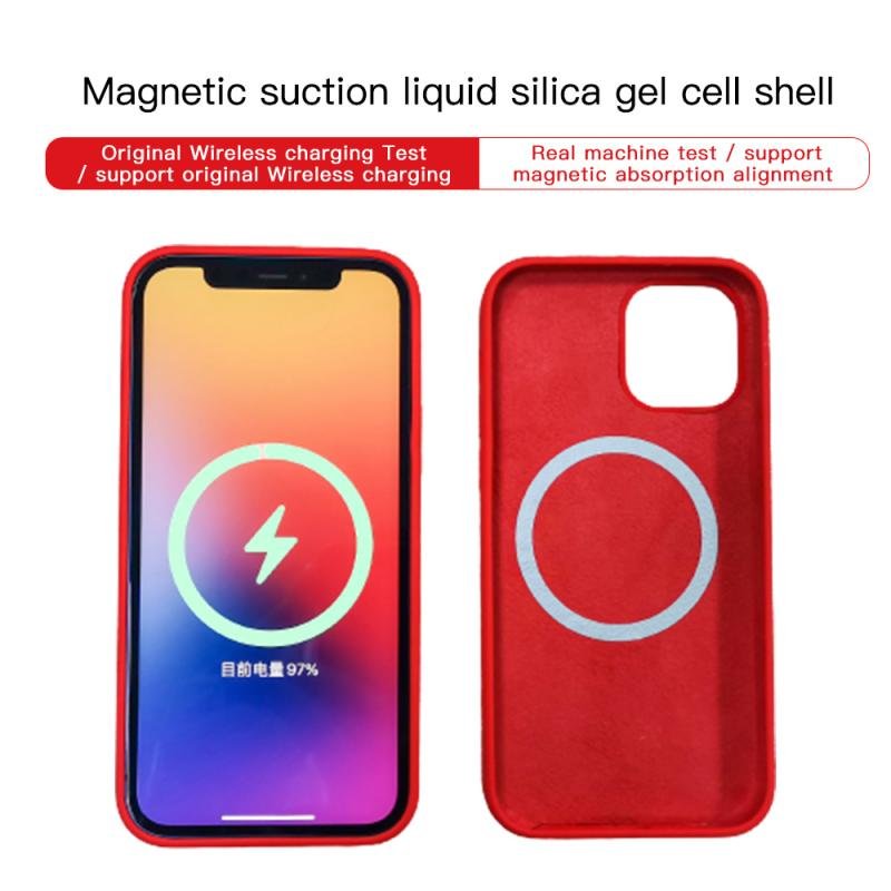 Official Liquid Silicone Case with POP-UP Animation With Magnetic Wireless Charge For iPhone 16 Series