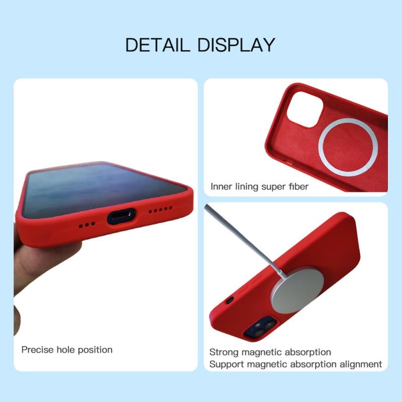 Official Liquid Silicone Case with POP-UP Animation With Magnetic Wireless Charge For iPhone 16 Series