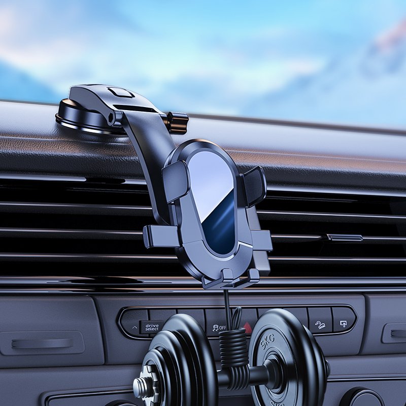 Hot Sale Multiple Mobile Mount Phone Accessories 2 in 1 Universal Air Vent Windshield Center Console Dashboard Car Phone Holder