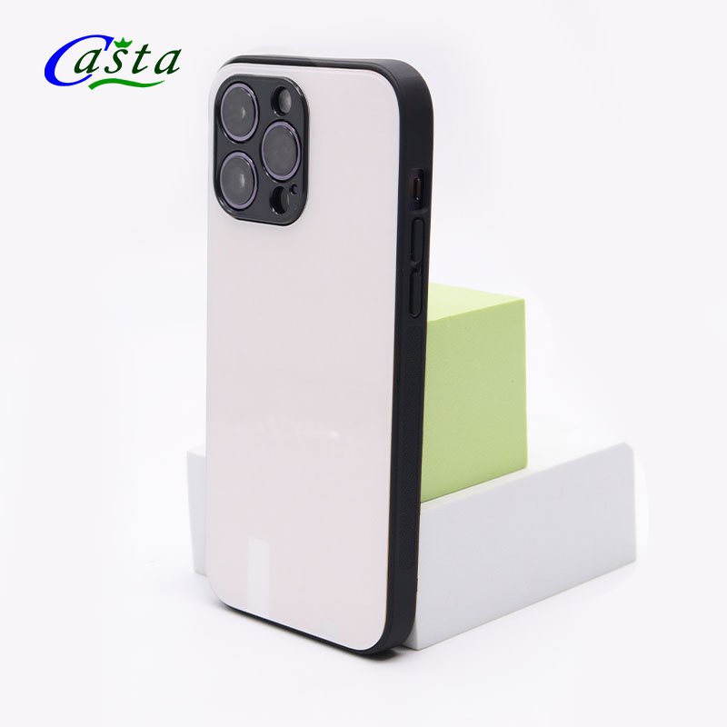 Manufacture Custom Blank Mobile Case Tempered Glass Sublimation Cell Phone Cases For iPhone 14 Pro Mobile Phone Cases