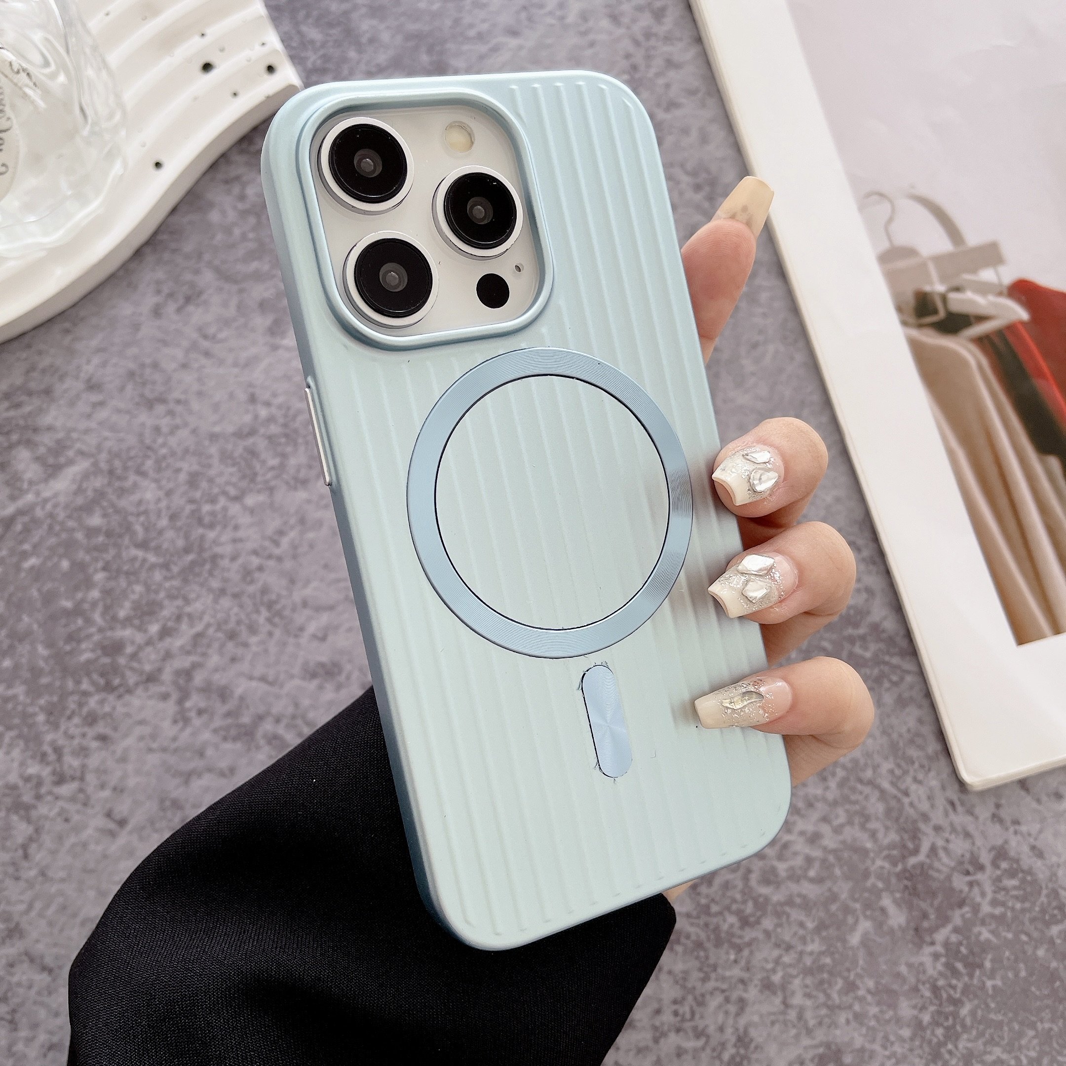 2024 Waterproof and Shockproof Ripple With Camera Protective Frame Mobile Phone Cases For iPhone 16 15 14 13 12 Pro Max Plus
