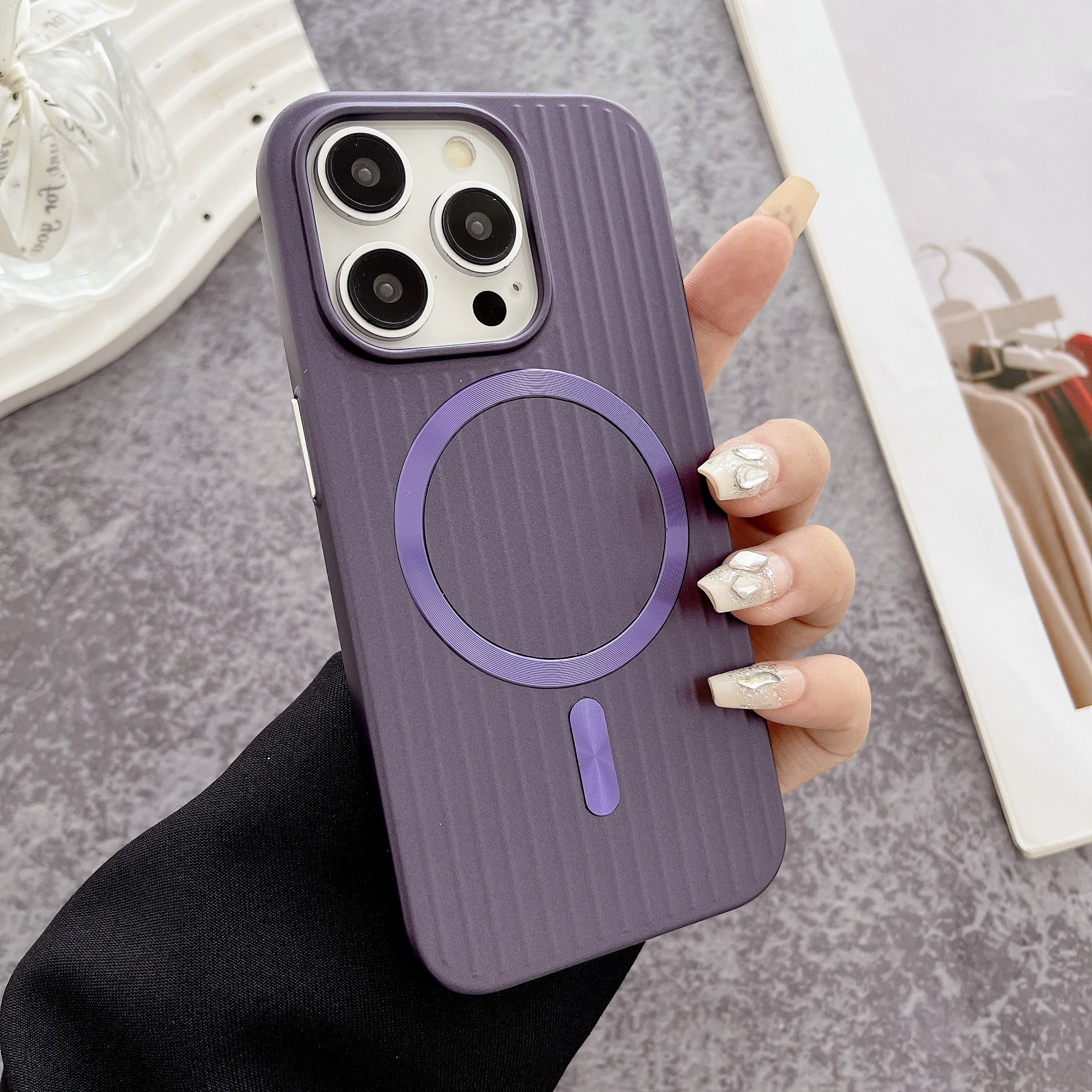 2024 Waterproof and Shockproof Ripple With Camera Protective Frame Mobile Phone Cases For iPhone 16 15 14 13 12 Pro Max Plus