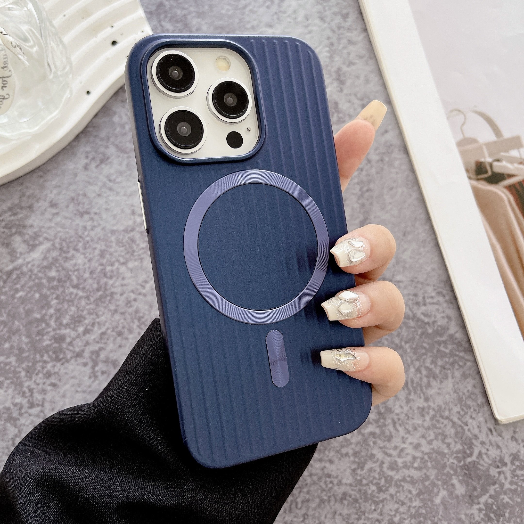 2024 Waterproof and Shockproof Ripple With Camera Protective Frame Mobile Phone Cases For iPhone 16 15 14 13 12 Pro Max Plus
