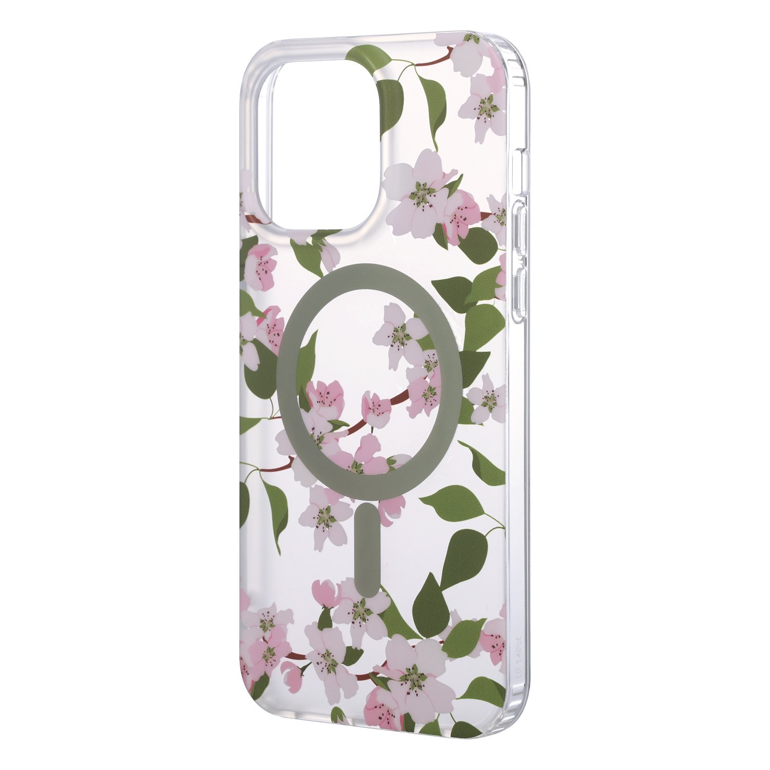IMD For iPhone 15 Pro Max Phone Case for Women, Floral Clear Slim Cute Shockproof Protective Girly Phone Cover For Apple 12 Case
