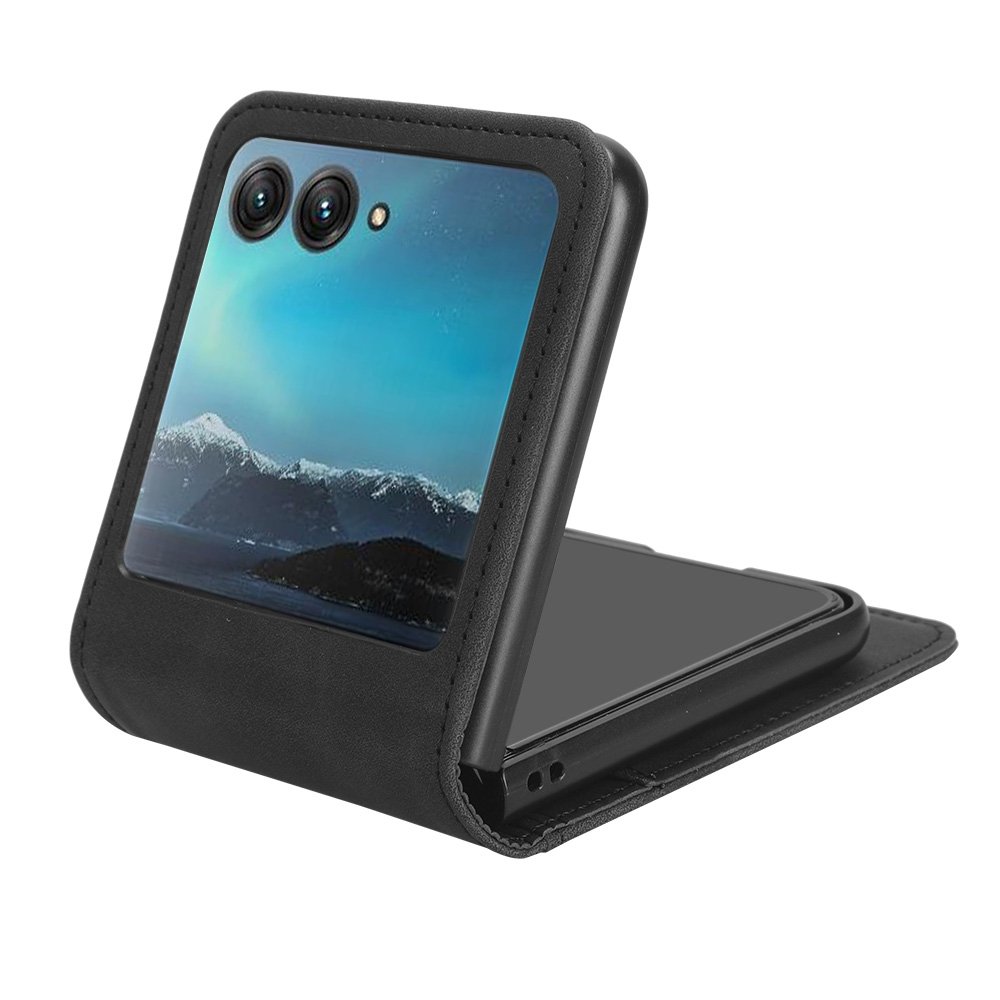 2023 Hot Selling Commercial Skin Sensitive Semi Split Leather Case For Moto Razr 40 Ultra