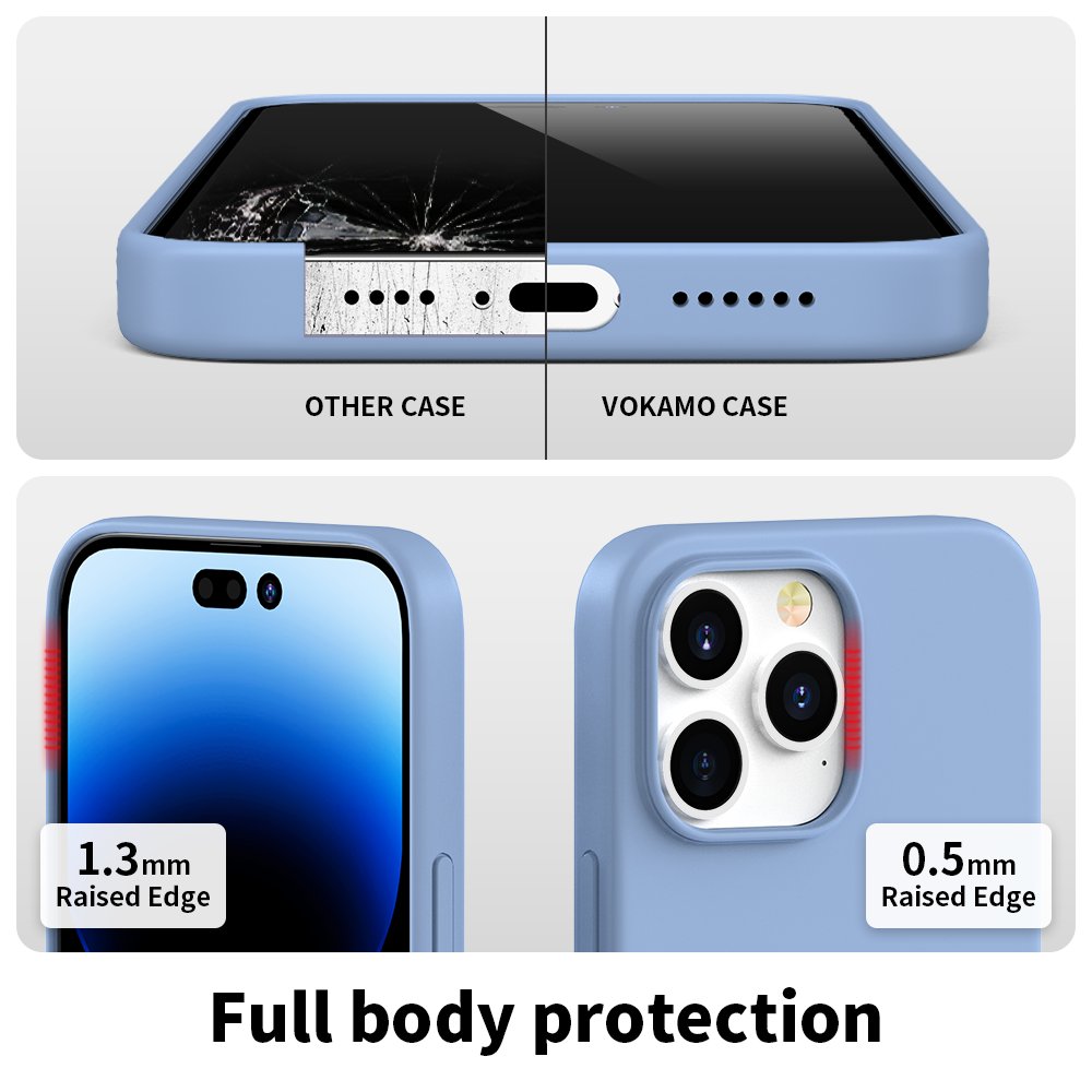 For iPhone 14/14 Plus 14 Pro Max Case Liquid Silicone Case Shockproof Slim Phone Case Anti-Scratch Soft Microfiber Lining