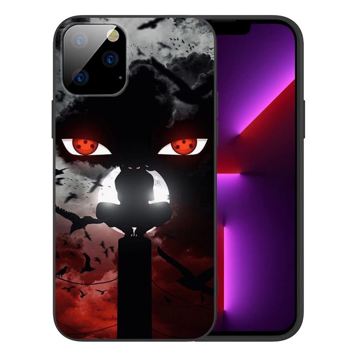 Japanese manga sasuke anime phone case cartoon print TPU back cover for iPhone 16 pro max 15 14 13 12 11 XS XR 7 8 plus
