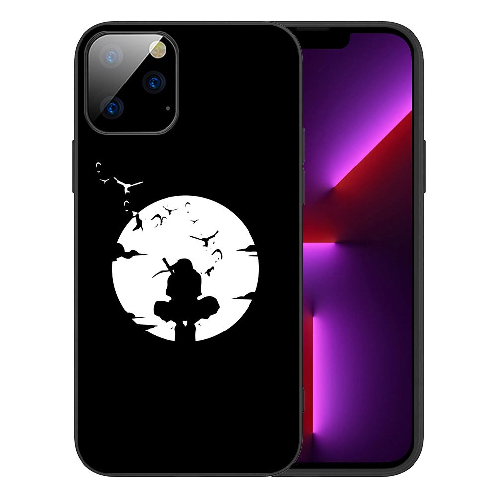 Japanese manga sasuke anime phone case cartoon print TPU back cover for iPhone 16 pro max 15 14 13 12 11 XS XR 7 8 plus