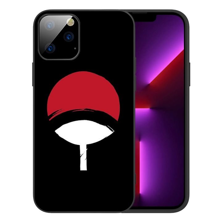 Japanese manga sasuke anime phone case cartoon print TPU back cover for iPhone 16 pro max 15 14 13 12 11 XS XR 7 8 plus