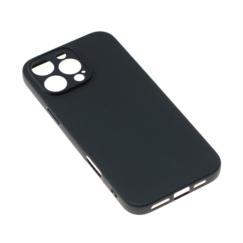 Manufacturer Wholesale Matte TPU Cases Soft Frosted Back Cover Silicone Mobile Phone Case For Apple iPhone 16 Pro Max Black