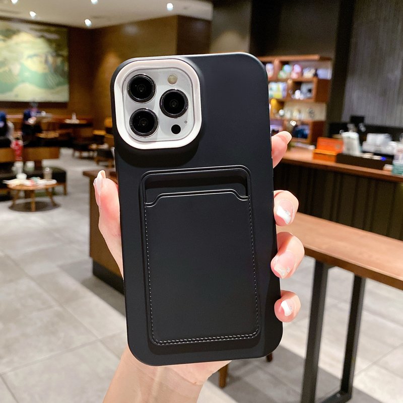 Top Selling Colorful Soft TPU Protective Mobile Phone Cases with Card Slot for iPhone 15 Pro Max