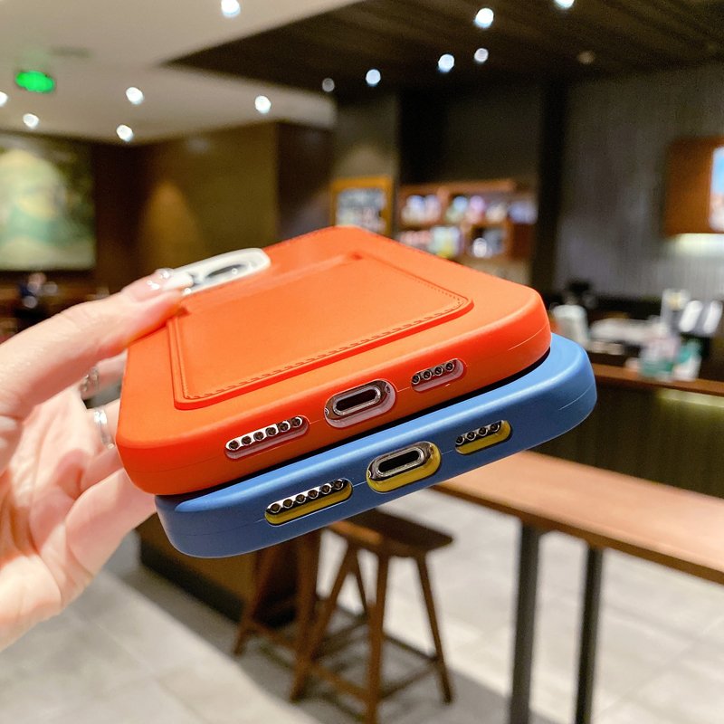 Top Selling Colorful Soft TPU Protective Mobile Phone Cases with Card Slot for iPhone 15 Pro Max