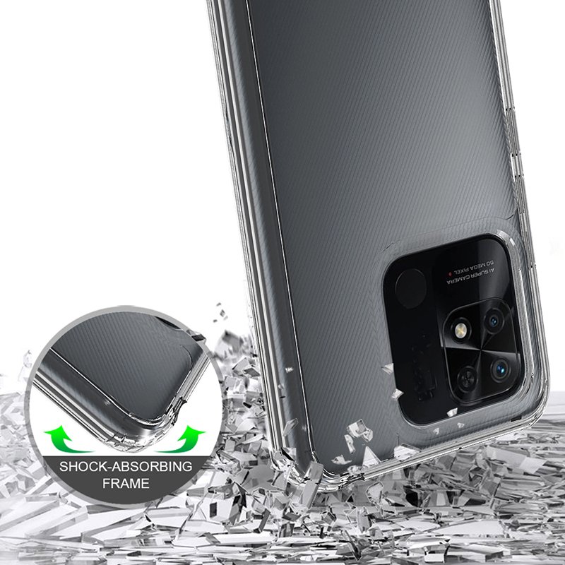 Mi10A 9C 10C Scratch Resistant Acrylic 1.5mm Transparent Mobile Phone Case for RedMi 10C 4G