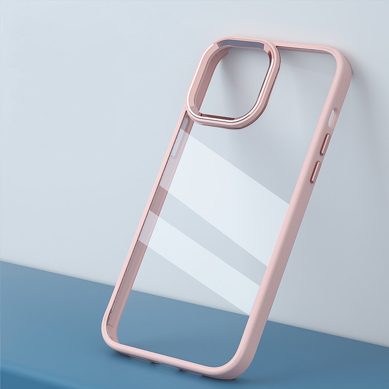 Wholesale High Quality Anti-fingerprint Shockproof TPU Crystal Clear PC 2MM 2 IN 1 Mobile Phone Case For Iphone 13 14 pro max