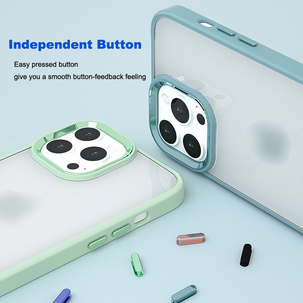Wholesale High Quality Anti-fingerprint Shockproof TPU Crystal Clear PC 2MM 2 IN 1 Mobile Phone Case For Iphone 13 14 pro max