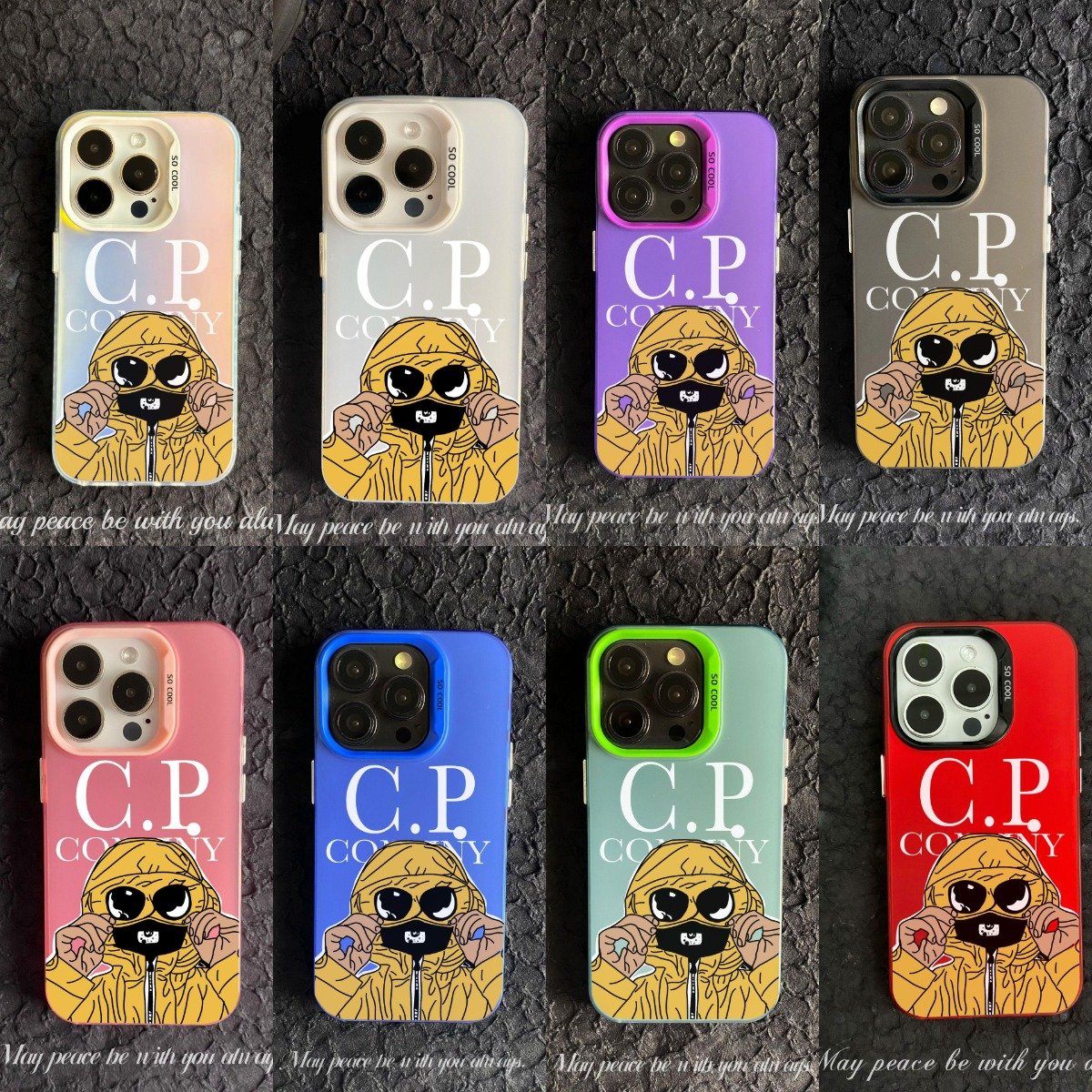 Colorful IMD Personalized CP Fashion Mask Mobile Phone Case for iPhone 16 15 14 13 12 11 Pro Max Phone Accessories