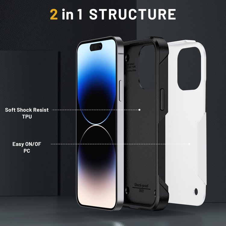 Anti Drop PC Mobile Phone Cover For iPhone 15 16 Pro Max TPU Hard Protective Phone Case For iPhone Shell 11 12 13 14 Pro Max