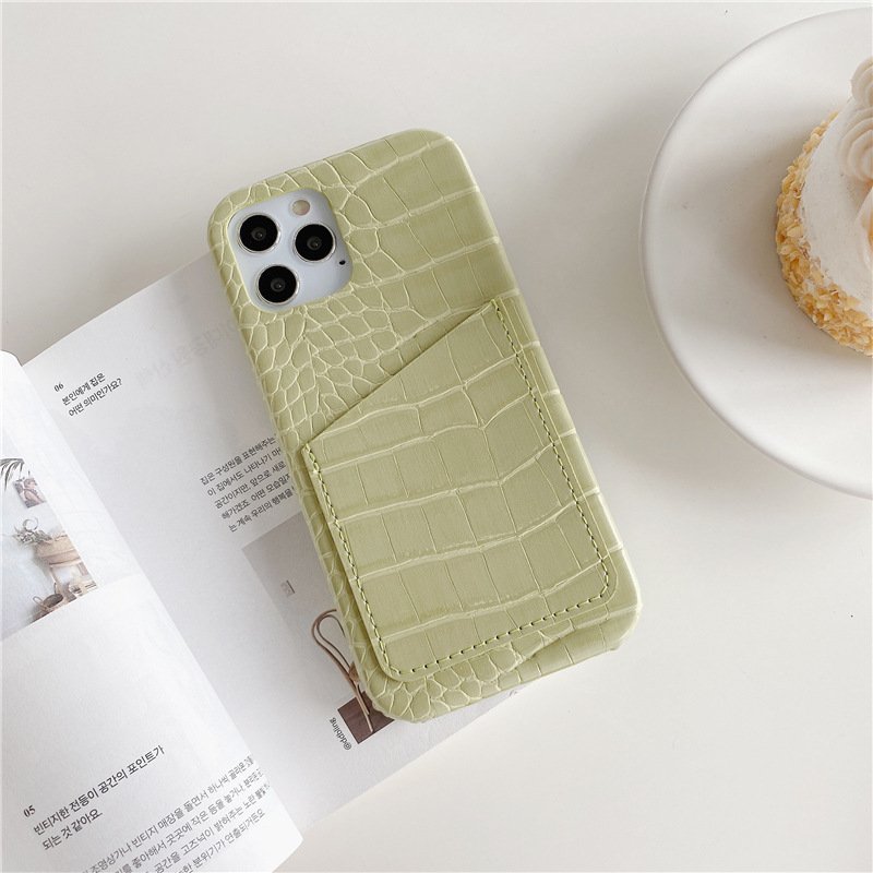Luxury 3D crocodile skin Texture PU leather phone case For iPhone 15 14 13 12 11 Pro XS MAX XR Cool Card package cover