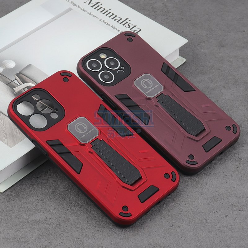custom 2 in 1 tpu pc tridentt phone case with kickstand ring holder for iphone 16 15 16 15 14 13 for samsung mobile phone case