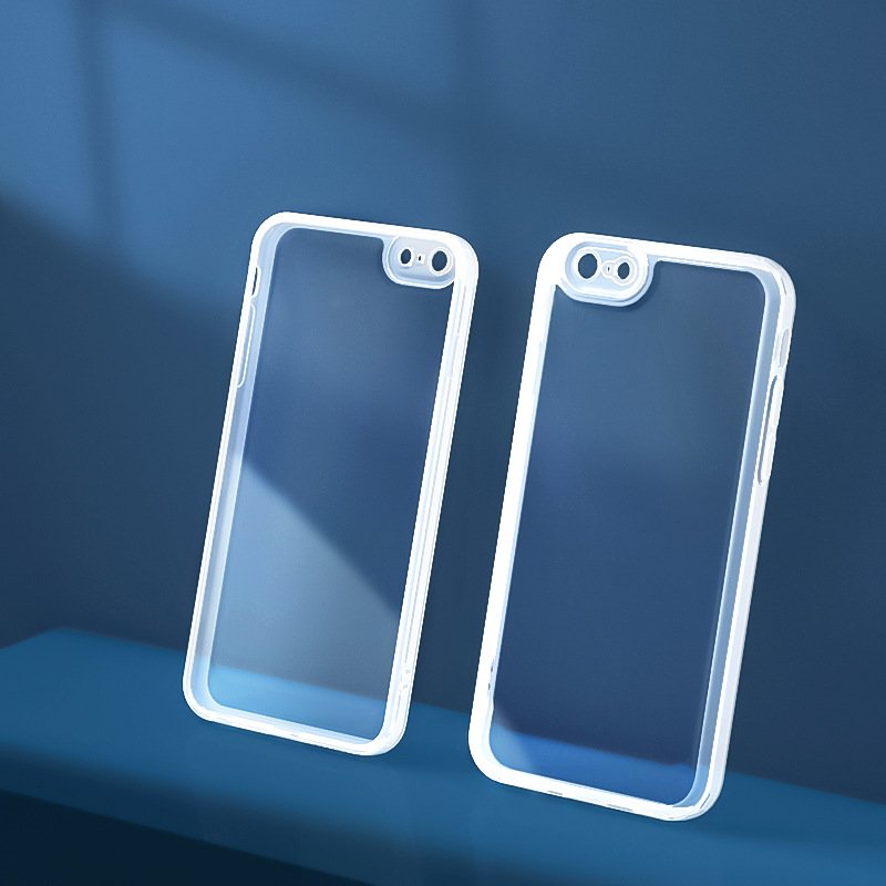 mobile shell shockproof cell phone case cover Protective case transparent TPU soft shell handmade DIY material for iphone