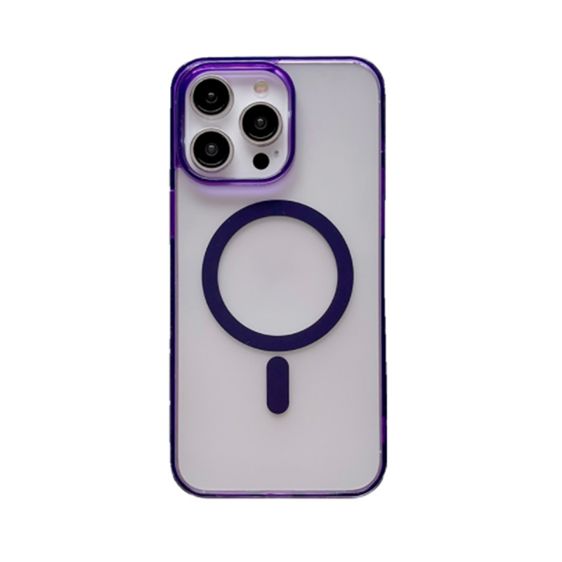 Original Quality Silicone Magnetic Mag Mobile Phone Back Cover Clear Safe Cases For Iphone 14 15 13 Pro Max