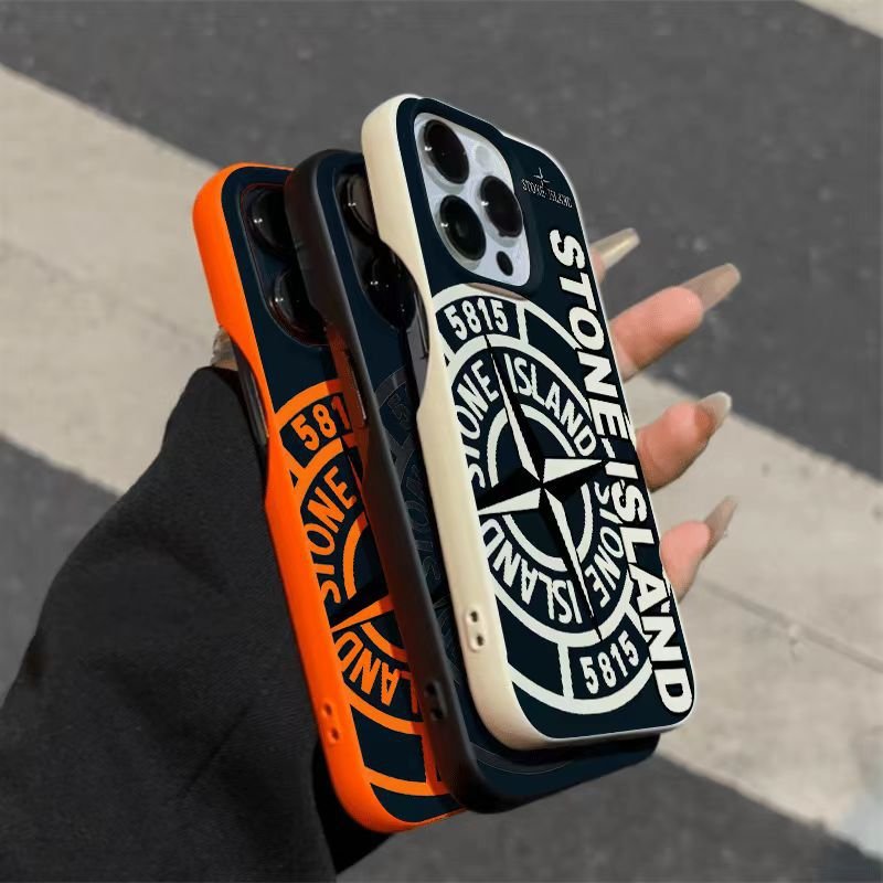popular The tide brand Stone Island soft mobile phone case for iphone 11 12 13 14 15Promax xr phone accessories