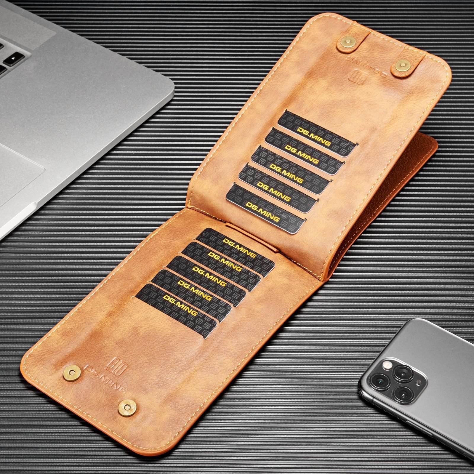 Luxury Retro PU Leather Universal Mobile Phone Case with Belt Buckle bag For iPhone 15 for Samsung pouch case for Huawei