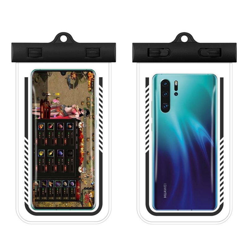 SINTOP Universal Waterproof Phone Case IPX8 Waterproof Phone Pouch Dry Bag Compatible For IPhone Galaxy Up To 6.2" Outdoor Bag
