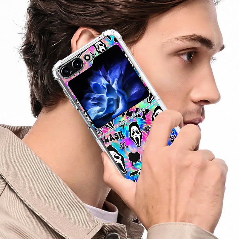 Butterfly lace TPU PC cell Phone Case cover For Samsung Galaxy Z Flip 5
