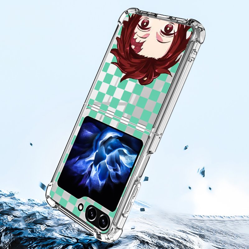 Butterfly lace TPU PC cell Phone Case cover For Samsung Galaxy Z Flip 5