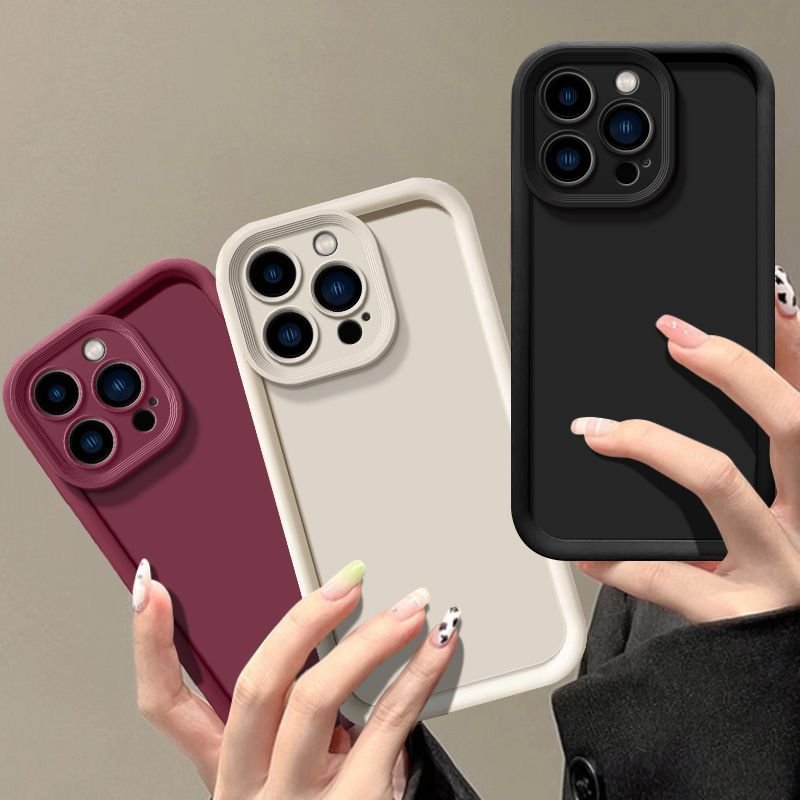 Camera Full Protection Shockproof TPU Silicone Phone Case For iPhone 16 15 14 Pro Max 13 12 11 X XR XS 7 8