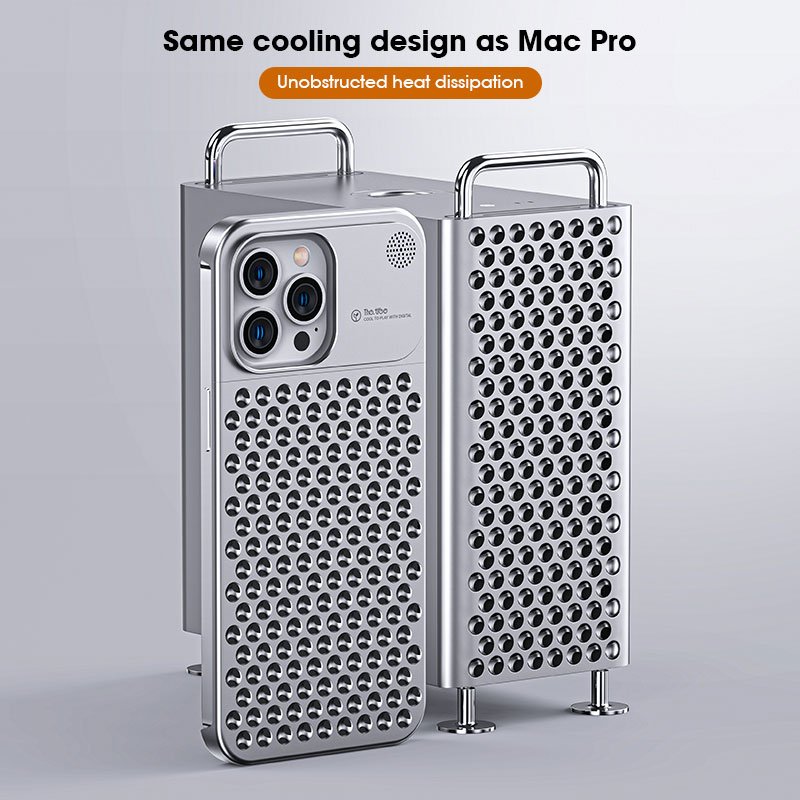 Custom Aromatherapy Shockproof Anti-Fall Aluminum Alloy Metal Mobile Phone Case For Iphone 12 13 14 15 Pro Max Plus
