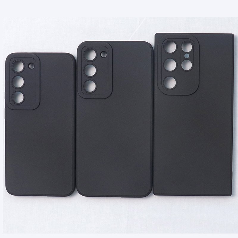 Top Seller Protective Microfiber Internal Pasting Phone Cover Case for Samsung 4G 5G Model Soft Lens Straight Edges Made of TPU