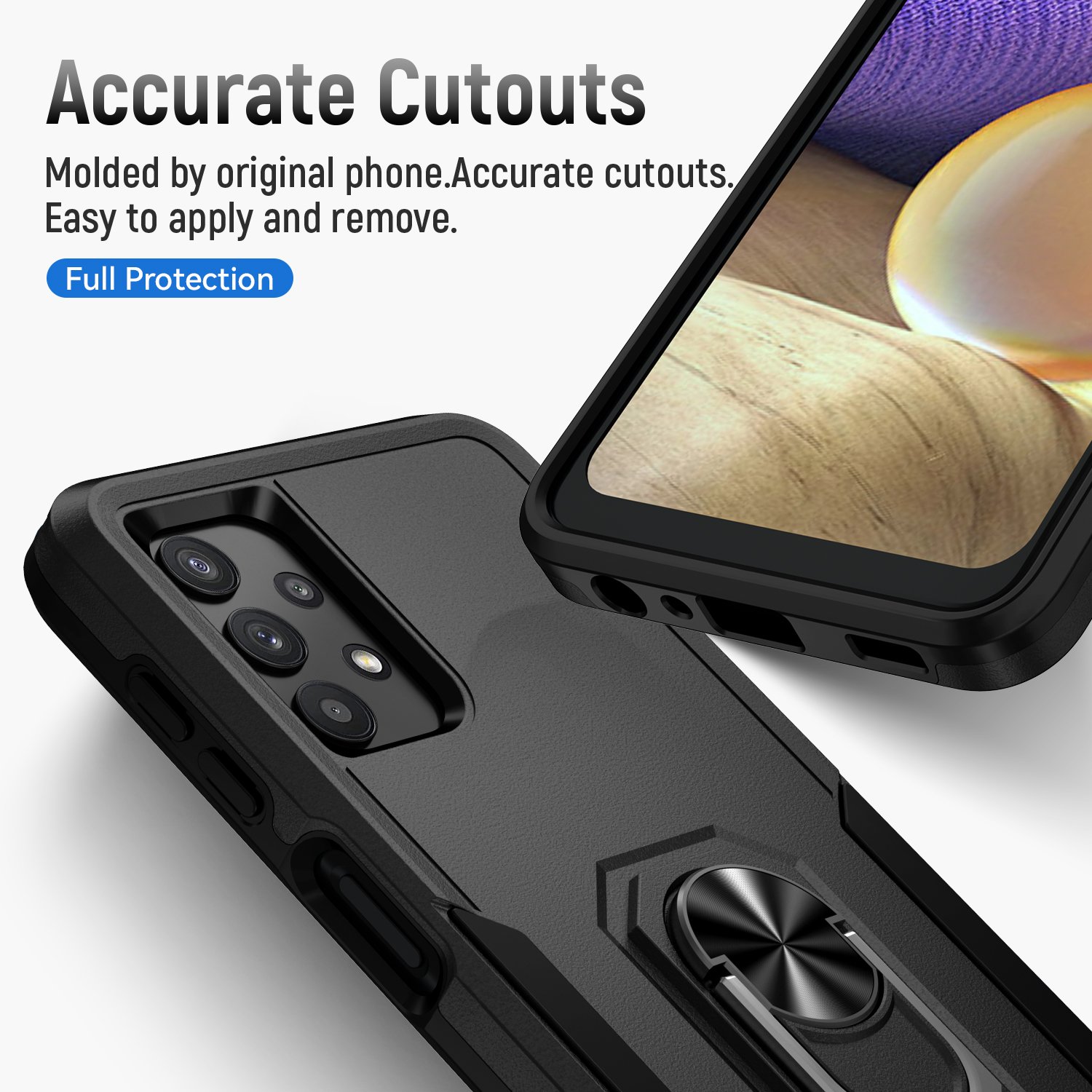 Drop Protection Heavy Duty Protector Cover Shockproof Mobile Phone Case for Samsung Galaxy A32 5G Hard Cover