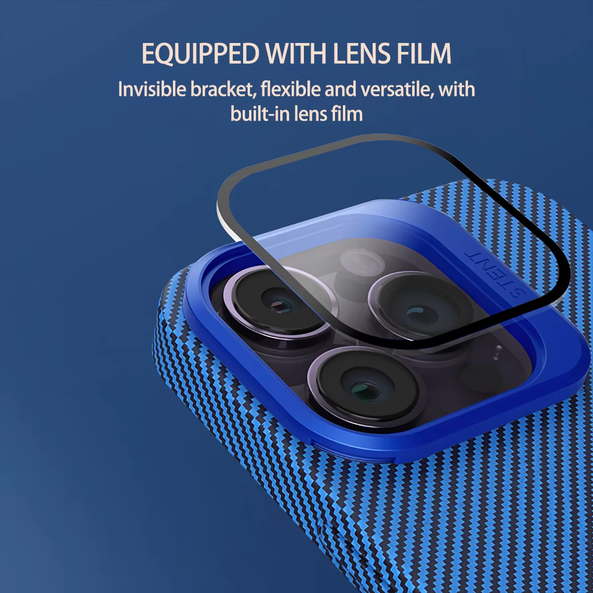 Magnetic Carbon Fiber Pattern Lens Protection mobile phone Case For iPhone 16 15 14 plus 13 12 Pro max with holder