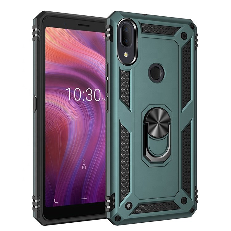 Ring Bracket Shockproof Phone Case for ALCATEL 3V-2019 iPhone 11 Pro XS Max 7 8 Plus Samsung A10e A01 S20 Ultra LG Stylo 5 K50S