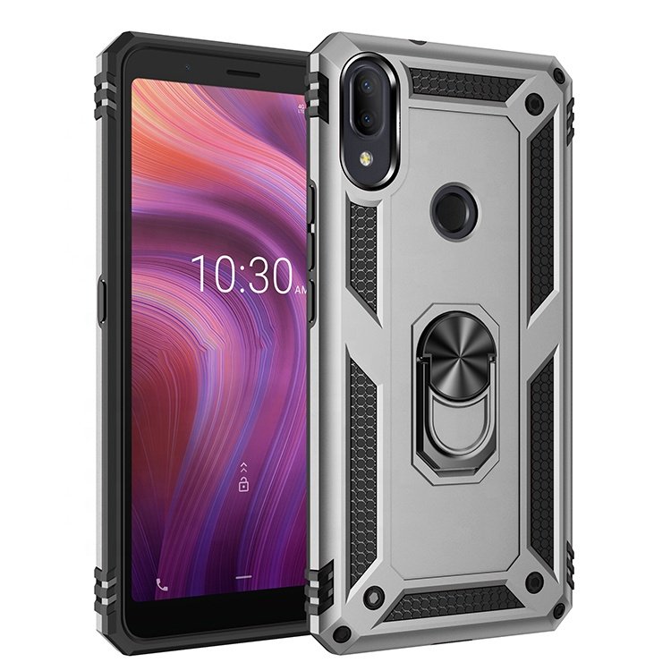 Ring Bracket Shockproof Phone Case for ALCATEL 3V-2019 iPhone 11 Pro XS Max 7 8 Plus Samsung A10e A01 S20 Ultra LG Stylo 5 K50S