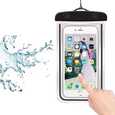 Custom Waterproof Mobile Phone Bag With Logo Universal PVC Waterproof Pouch Dry Bag Mobile Phone Bags Cases