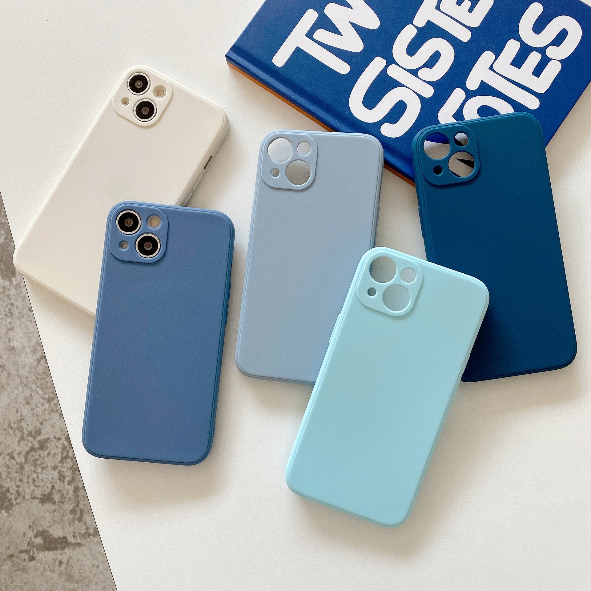 High Quality Candy Colors Silicone Matte TPU Mobile Phone Case For iPhone X XS Max 11 12 13 14 Plus 15 16 Pro Cover