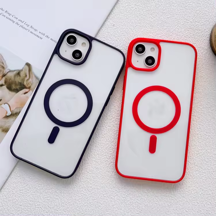Newly Released Wireless Magnetic Clear Transparent Shockproof Mobile Phone Case Protection Cover For Iphone 16 15 Pro Max