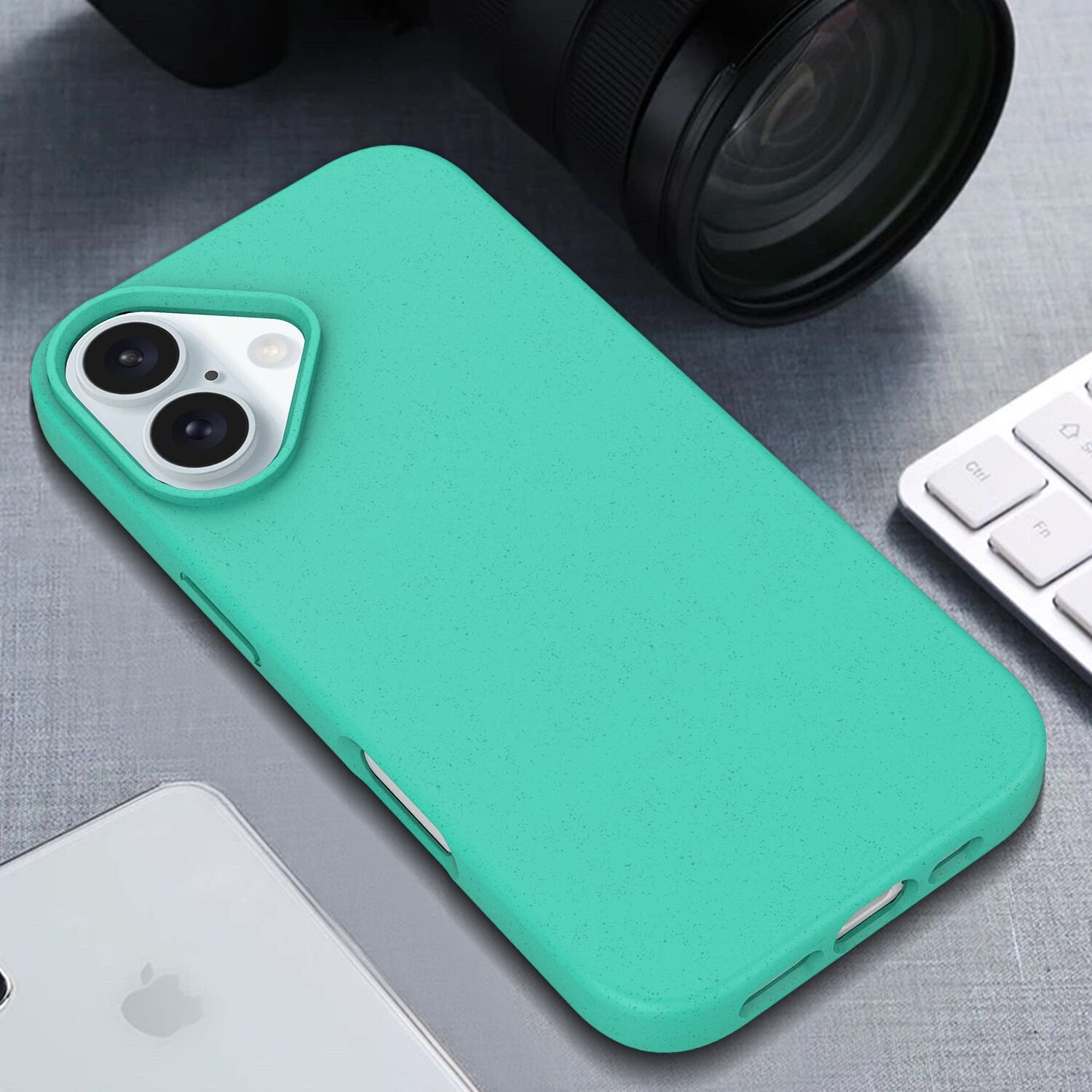 For iPhone 16 Pro Max Case Degradable Wheat Straw Phone Case Environmentally Friendly Recyclable Mobile Phone Cover