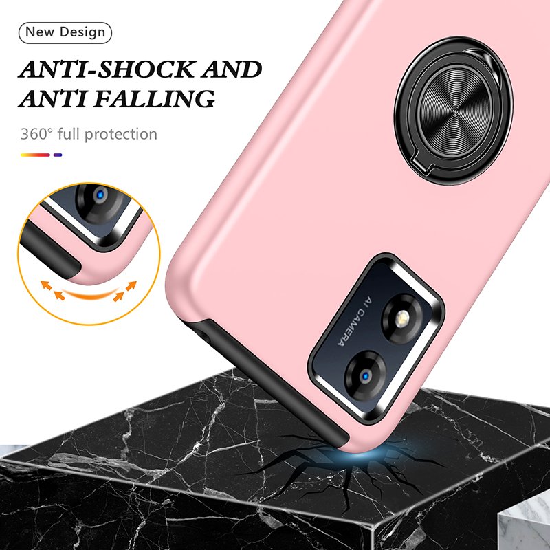 Durable Phone Case for MOTO E13 with 2-in-1 Design Lens Protection Stylish Anti-Drop Mobile Cover