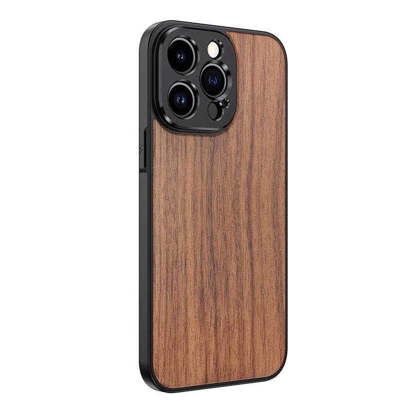 GiAi New Wood Grain Spiral Pattern Designer Custom Mobile Phone Cases For Iphone 14 /15 Pro Max Cell Phone Lens