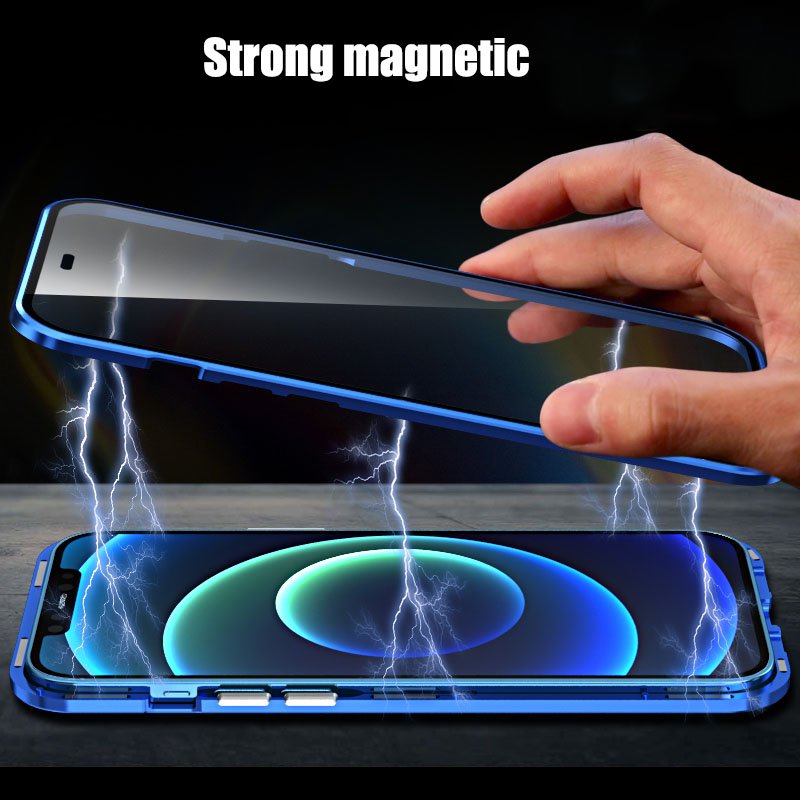 Suitable for iPhone 12 Pro Max 12 Pro Mini Protective Case Fundas coque double-sided glass mobile phone case protective case