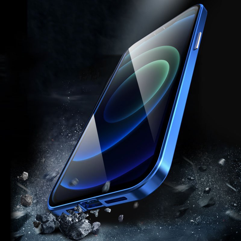 Suitable for iPhone 12 Pro Max 12 Pro Mini Protective Case Fundas coque double-sided glass mobile phone case protective case
