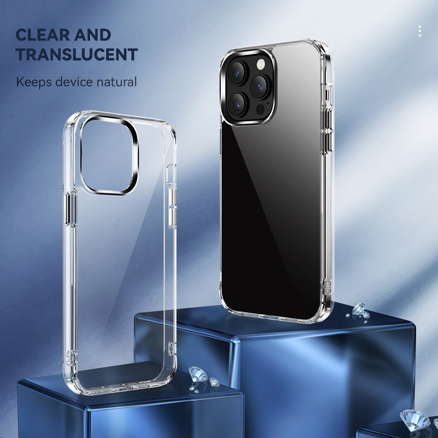 For iPhone 14 High Clear Back Phone Case, Soft TPU Back Cover Mobile Phone Case Shell For iPhone 14 Pro max